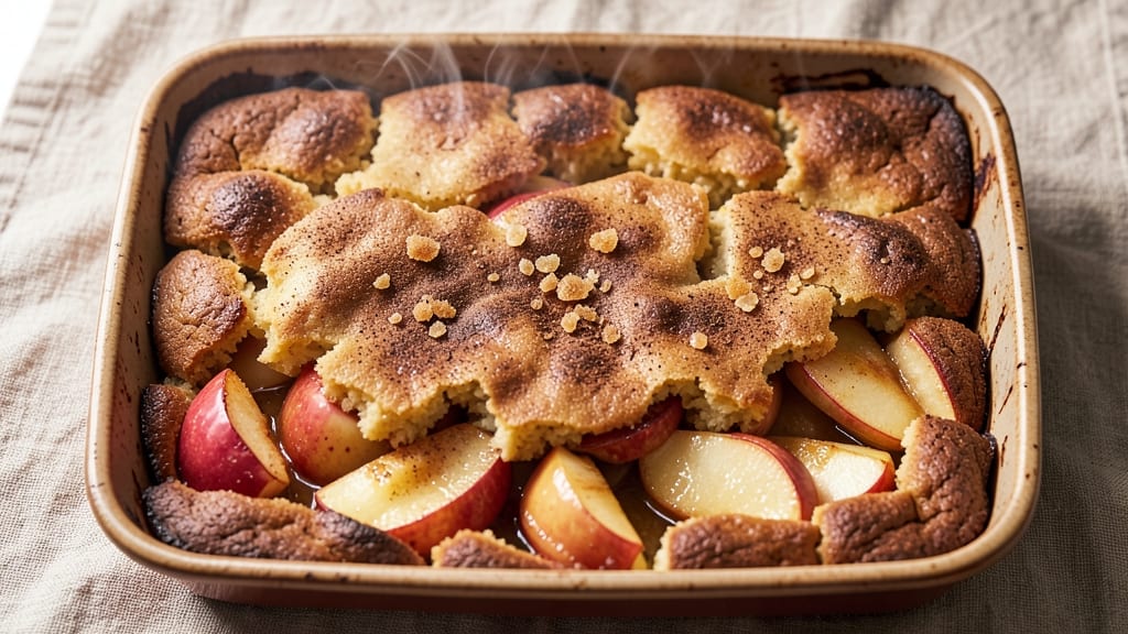 Apple Cobbler Recipe With Yellow Cake Mix: Warm Spice Streusel Over Juicy Apple Filling