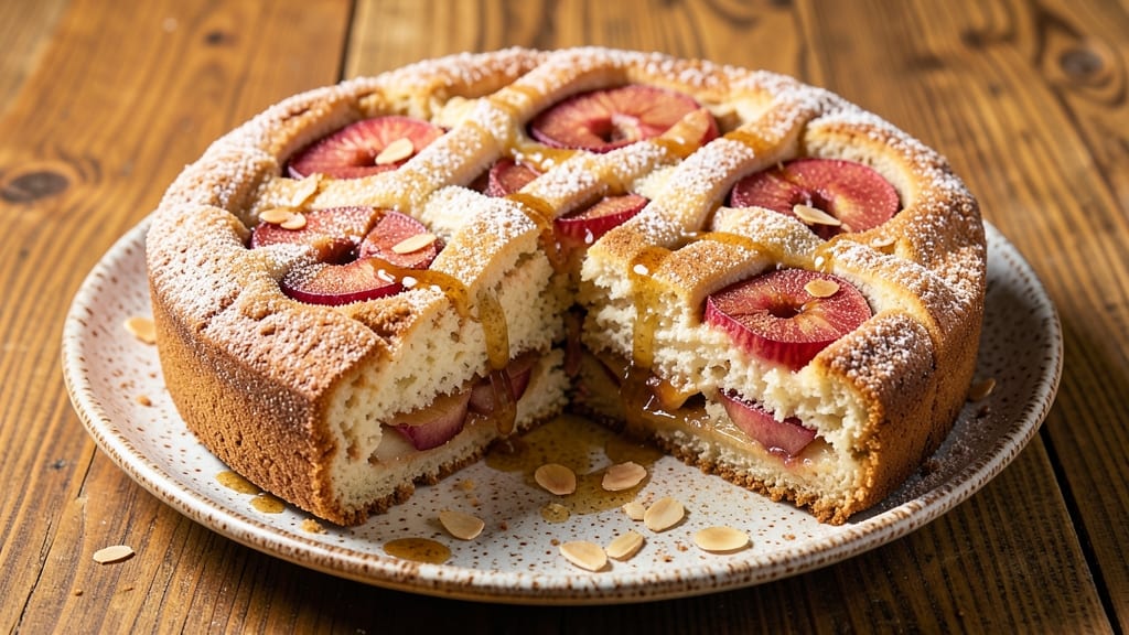 Apfelkuchen German Apple Cake Recipe: Spiced Streusel Crown Over Warm Apple Layers