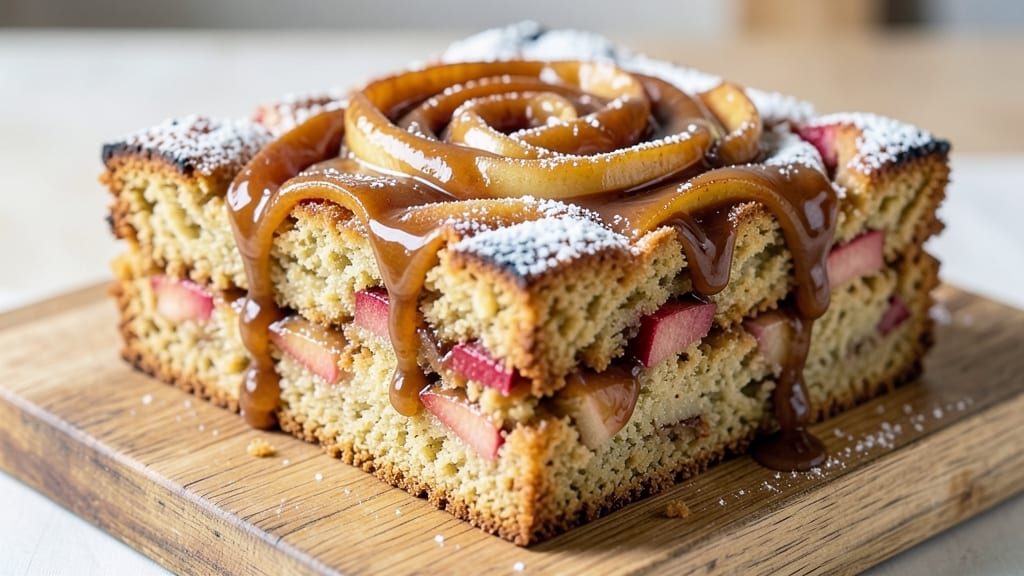 Apple Caramel Coffee Cake Recipe: Buttery Streusel Crown Over Moist Apple-Caramel Swirls