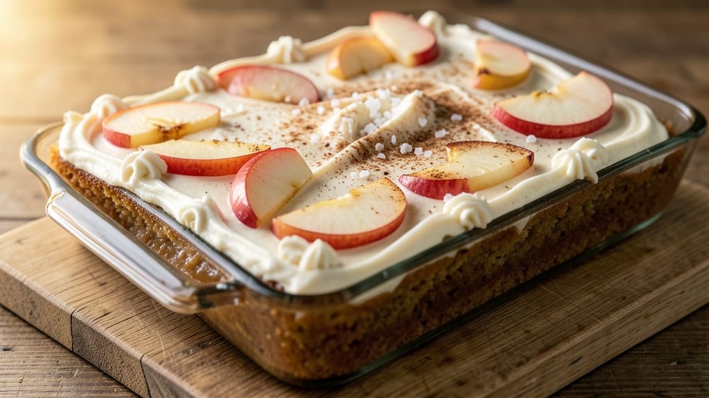 Applesauce Sheet Cake Recipe: Warmly Spiced Layers with Buttery Streusel Crown