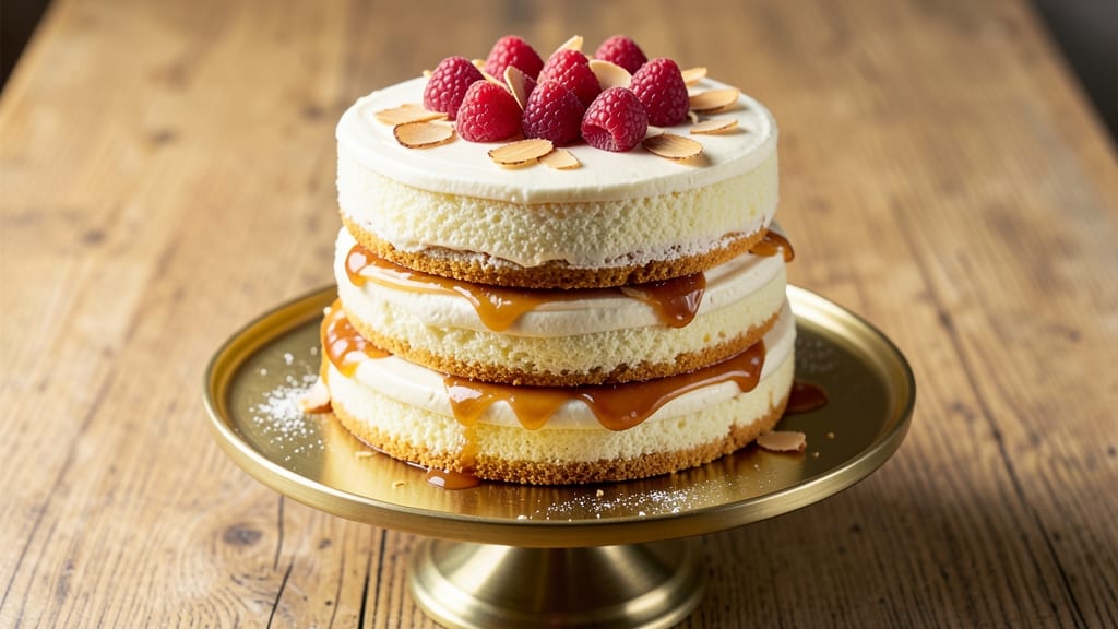 Any Cake Recipe: Moist Vanilla Layers With Buttery Streusel Top