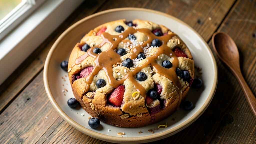 Apple and Blueberry Cake Recipe: Layered Vanilla Streusel With Juicy Fruit Bursts