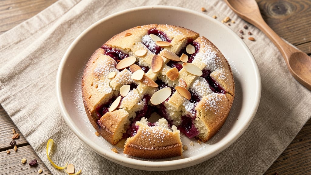 Almond Flour Plum Cake Recipe: Nutty Moistness With Plum Jam Swirls
