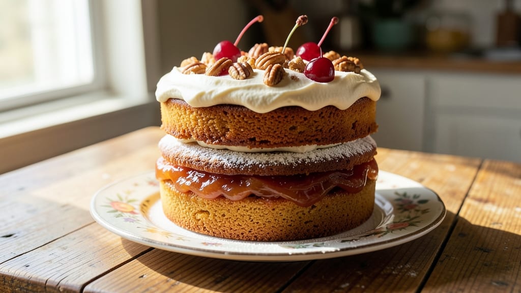 Amish Hummingbird Cake Recipe: Pineapple-Pecan Layers with Cream Cheese Frosting