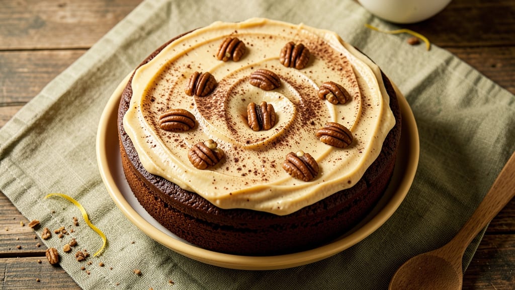 Alton Brown's German Chocolate Cake Recipe: Coffee-Infused Layers and Pecan Streusel Crown