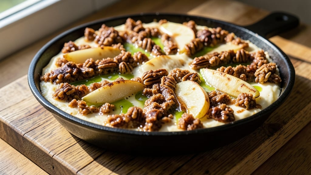 Apple Crumble Cheesecake Recipe UK: Buttery Streusel Crown Over Spiced Apple Filling