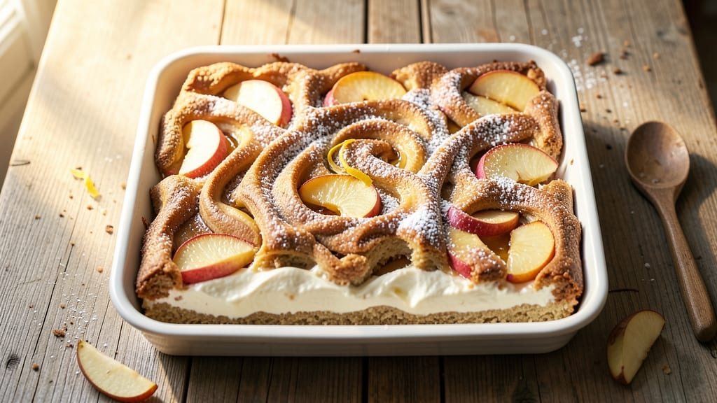 Apple Blondie Cheesecake Bars Recipe: Buttery Streusel Crown Over Gooey Cheese Swirls