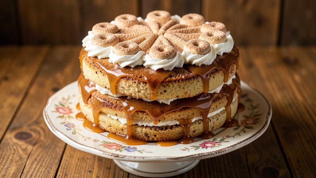 Apple Cider Donut Cake Recipe Using Cake Mix: Caramelized Spice Swirls and Buttery Glaze