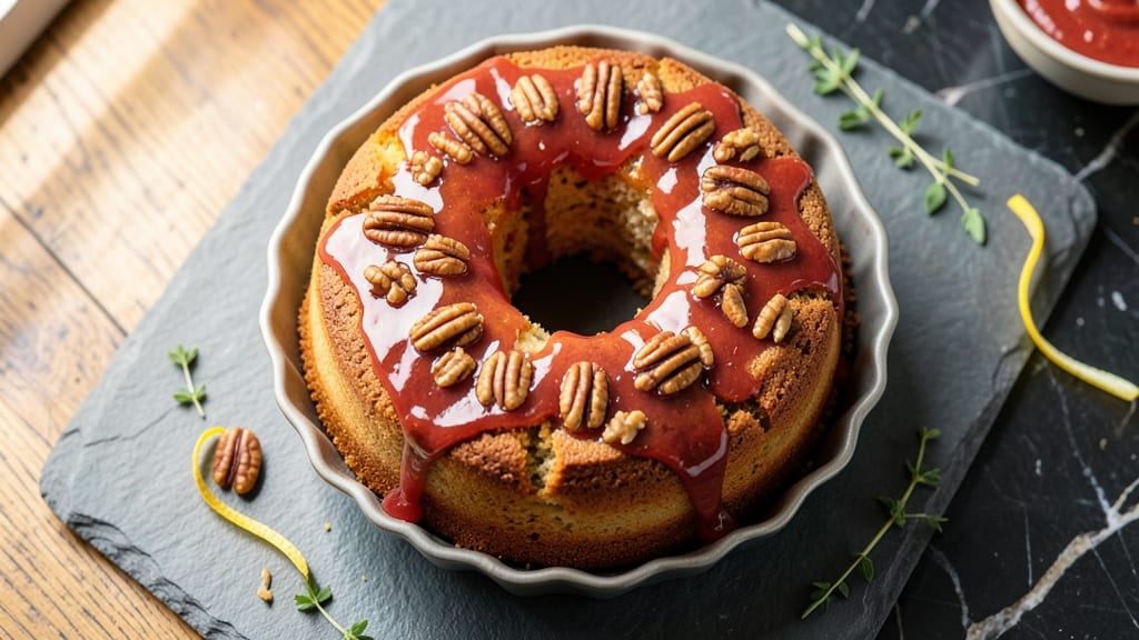 Apricot Pecan Cake Recipe: Buttery Layers and Caramelized Fruit Filling