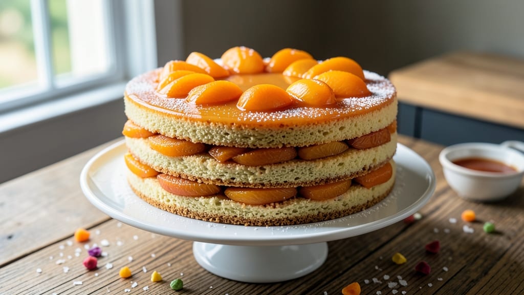 Apricot Tea Cake Recipe: Moist Layers with Zesty Citrus Twist
