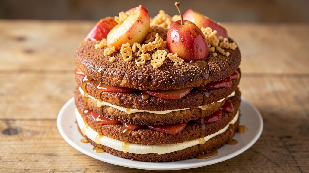 Rosie's Apple Fritter Cake Recipe: Warm Spice Streusel Crown Over Moist Apple Layers