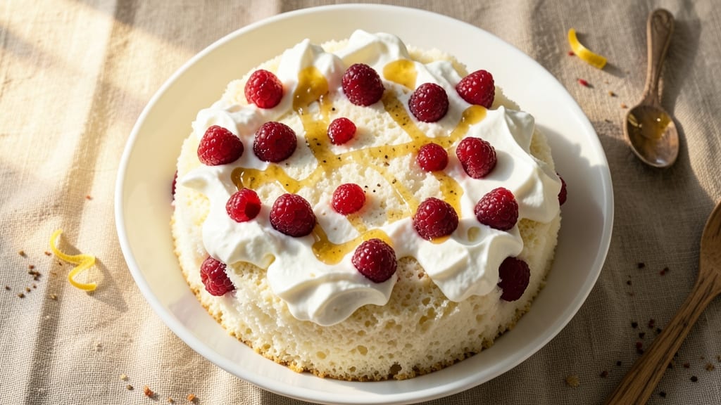 Angel Food Cake with Berries and Whipped Cream Recipe: Light-as-Air Layers With Fresh Fruit Topping