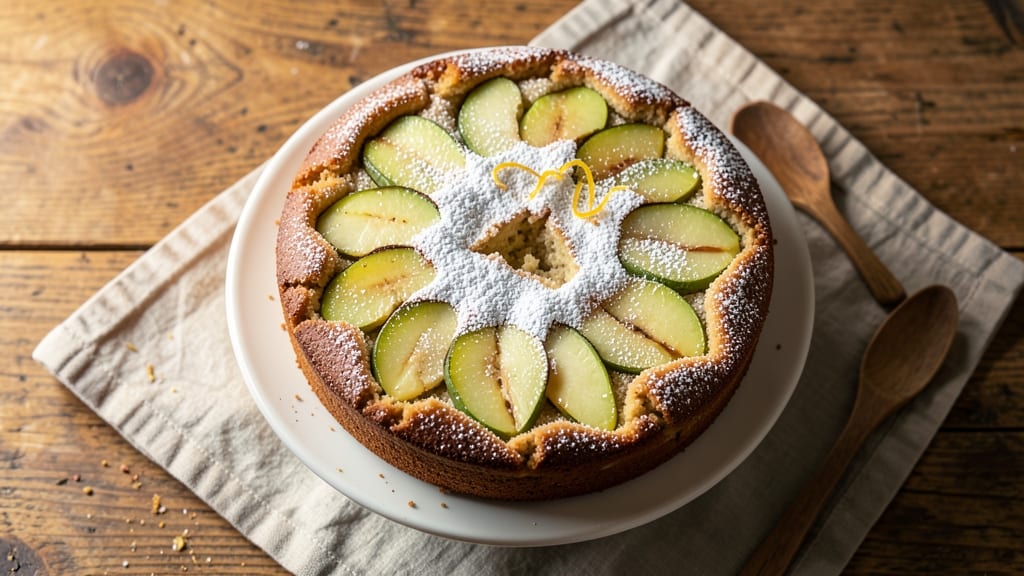Annabel Langbein's Apple Cake Recipe: Spiced Apple Streusel Swirls with Vanilla Frosting