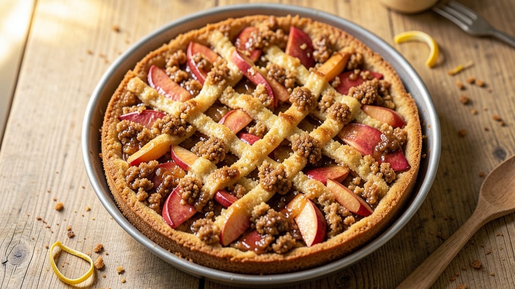 Apple Cake Recipe in 8x8 Pan: Fluffy Vanilla Layers with Caramelized Apple Streusel Crown