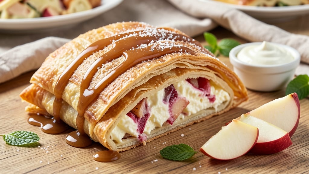 Apple Cheesecake Chimichangas Recipe: Sweet-Savory Fusion With Crispy Crowns