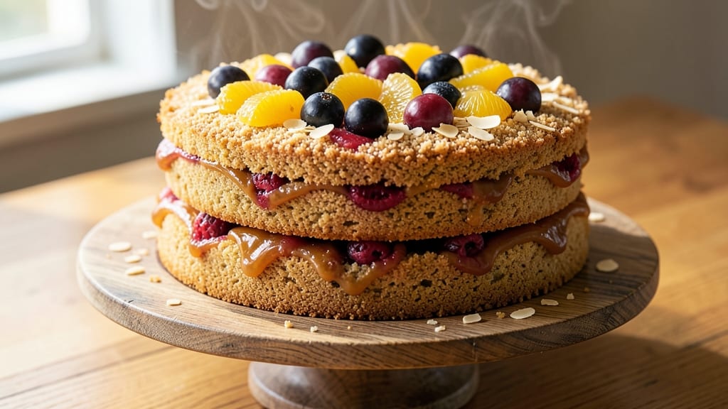 Almond Meal Fruit Cake Recipe: Nutty Moistness With Citrus Zing