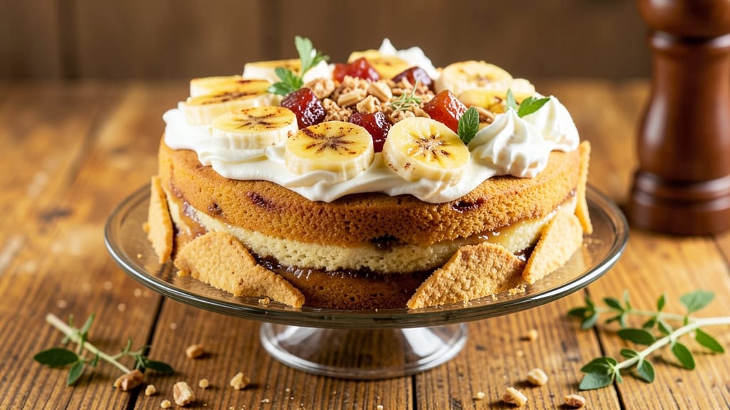 Applesauce Banana Cake Recipe: Moist Layers With Warm Spice Swirls