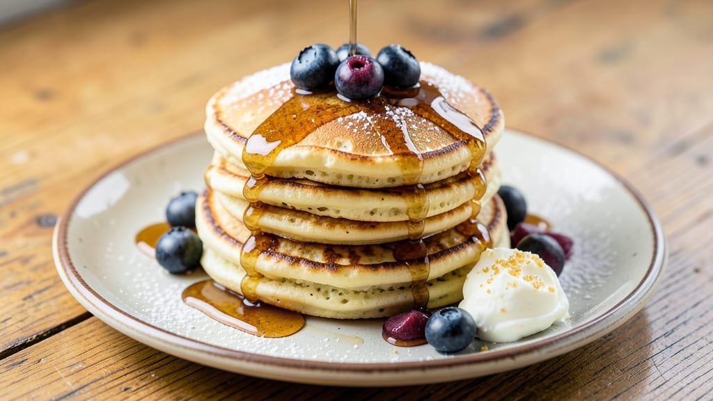 American Sweet Pancakes Recipe: Fluffy Stacks With Maple-Butter Bliss