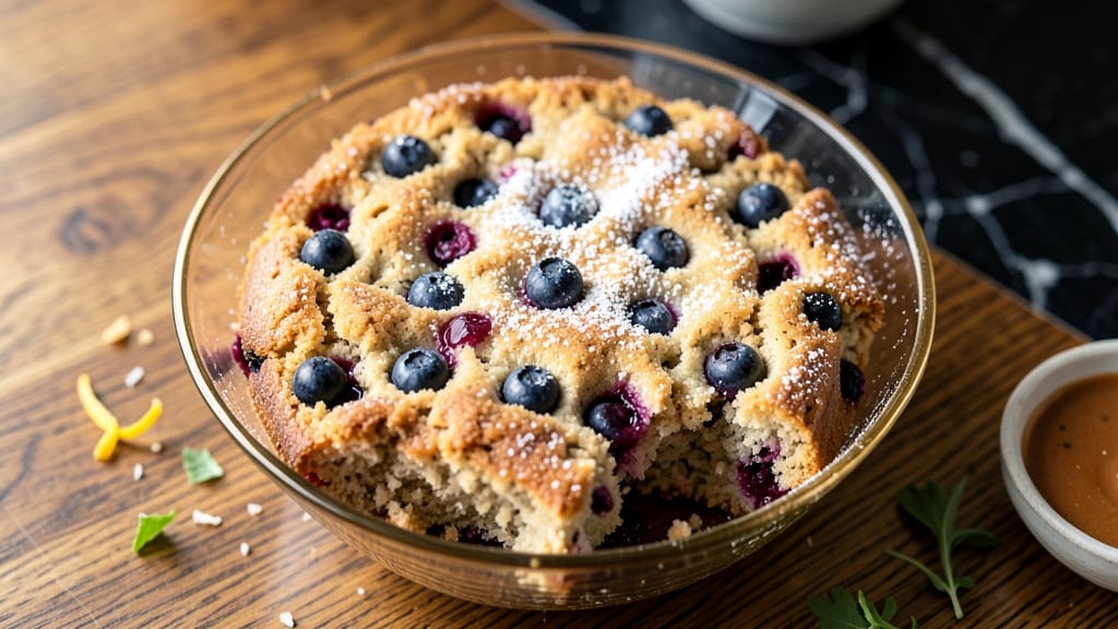 Almond Flour Blueberry Cake Recipe: Moist Crumb and Bursting Berries