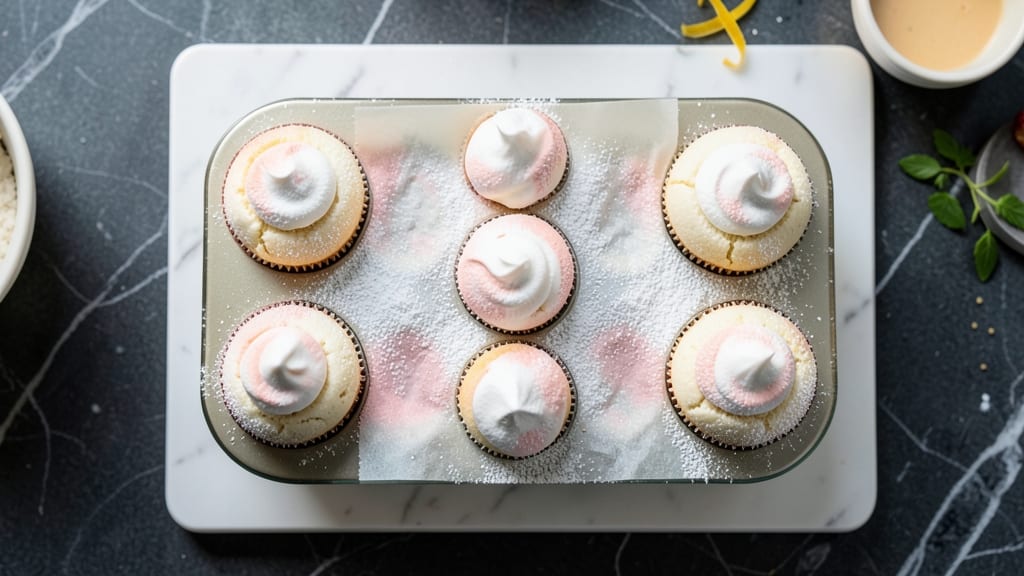 Angel Food Cake Muffins Recipe: Light-as-Air Bites With Vanilla Whip
