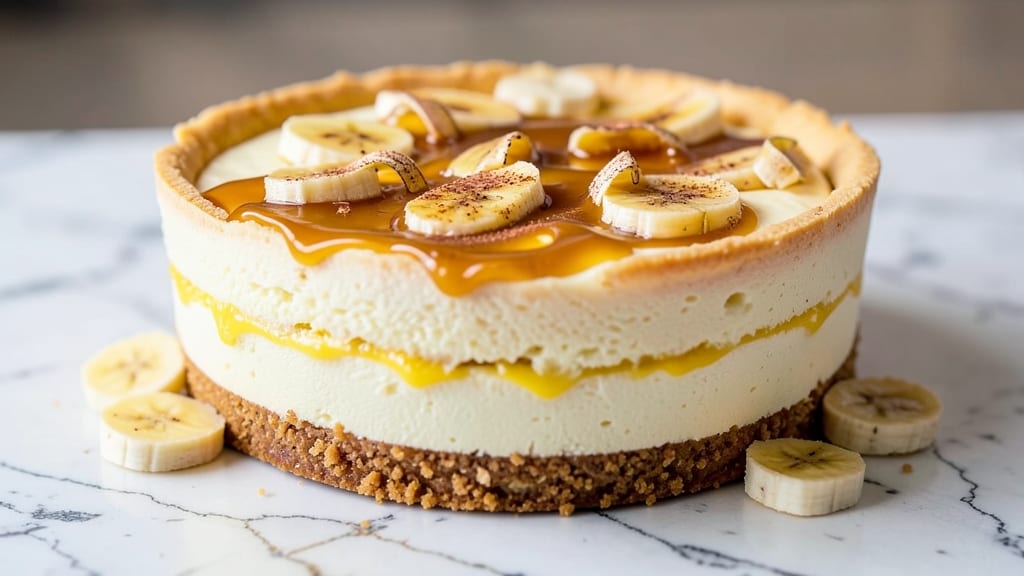 Applebee's Banana Cheesecake Recipe: Caramelized Topping and Creamy Layers