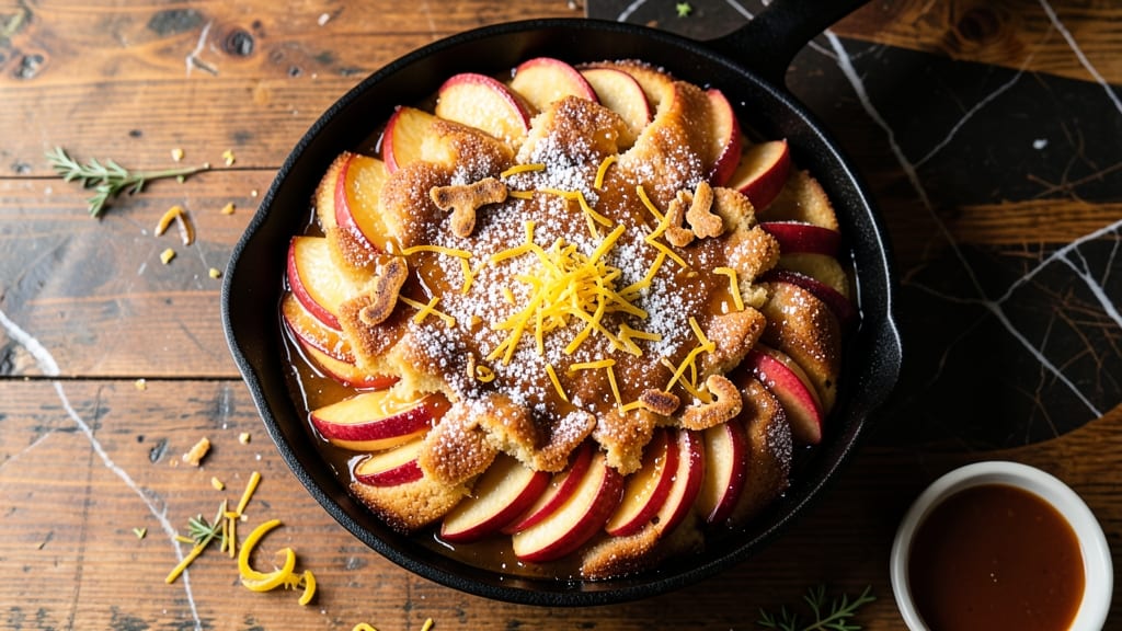 Apple Ginger Upside Down Cake Recipe: Warm Spiced Caramel Base With Crispy Top