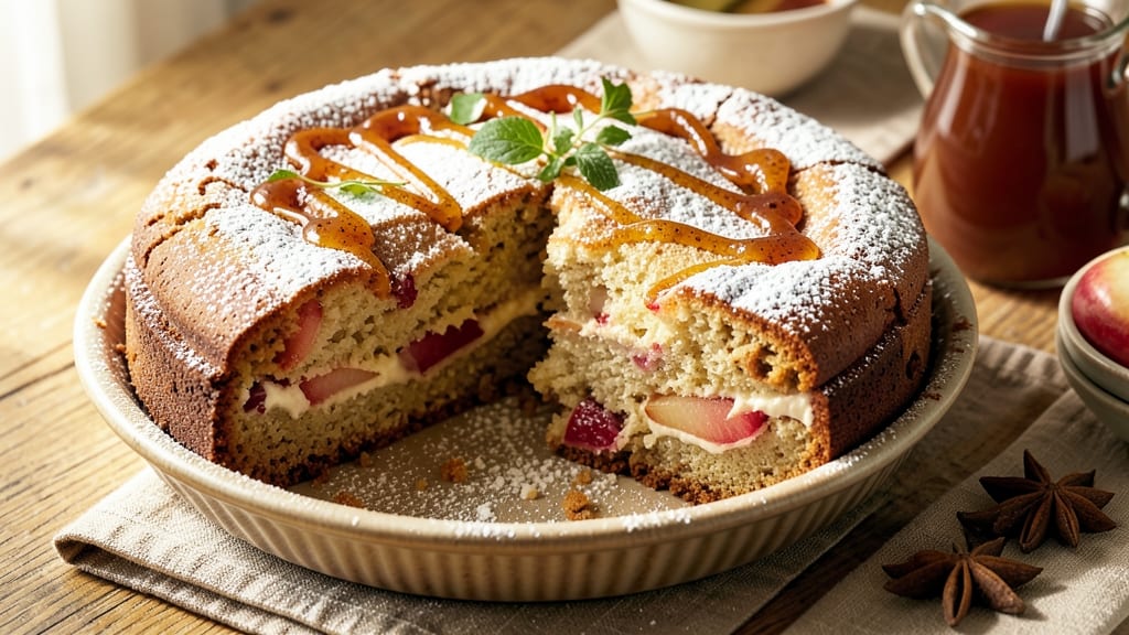 Apple Cider Apple Cake Recipe: Spiced Streusel Crown Over Moist Apple Layers