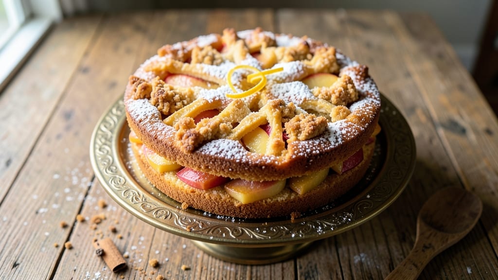 Apple Cake Recipe Using Canned Apples: Spiced Streusel Crown Over Juicy Layers