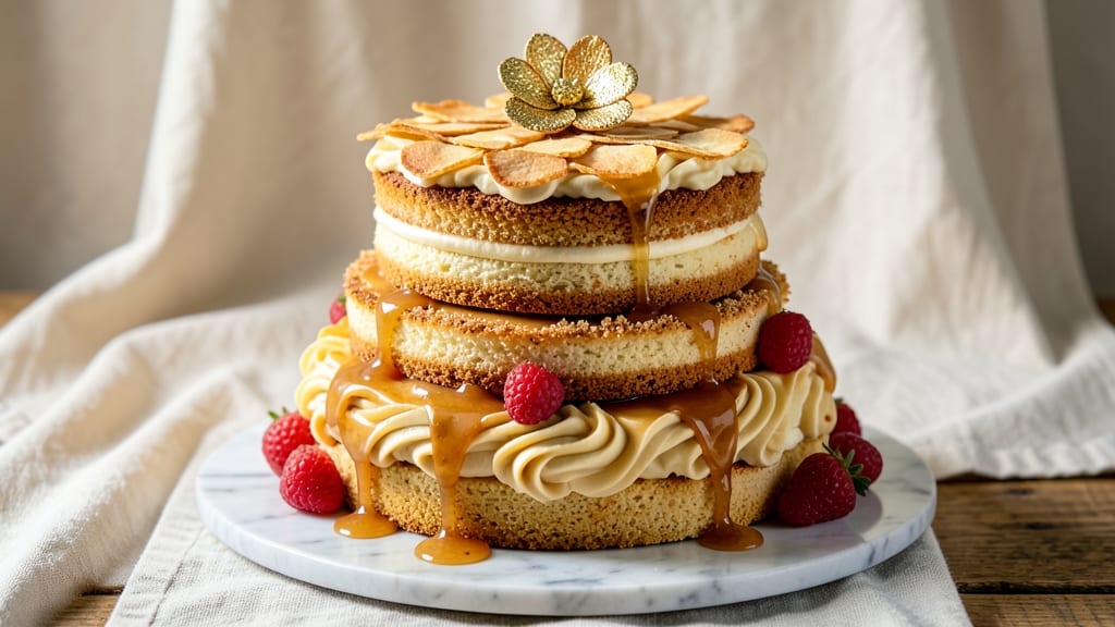 Amaretto Wedding Cake Recipe: Nutty Liqueur Infusion in Layers