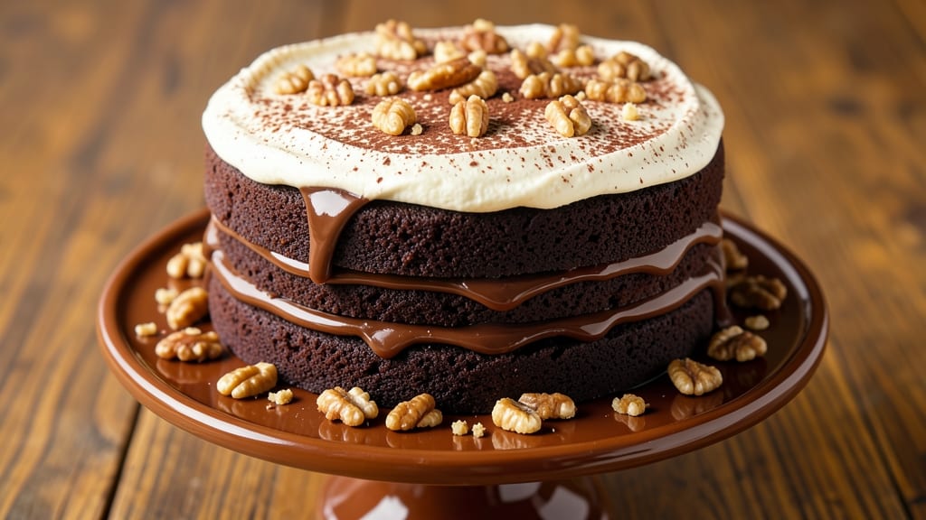 Amazing German Chocolate Cake Recipe: Nutty Fudge Swirl With Cream Cheese Frosting