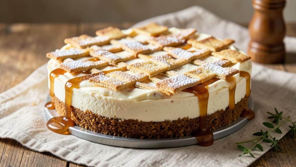 Amaretto Cheesecake No-Bake Recipe: Nutty Liqueur Swirls and Creamy Crust