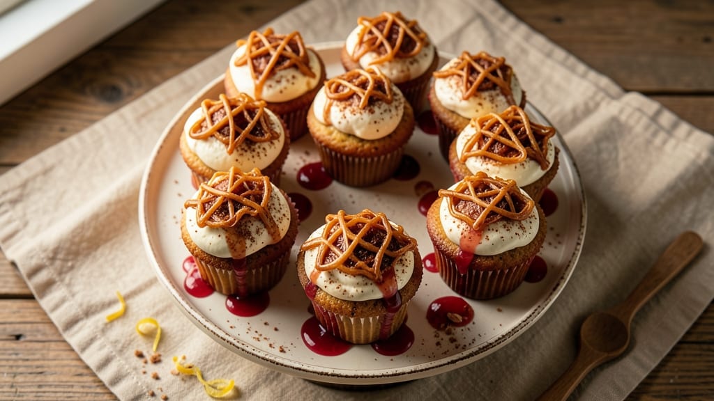 Apple Fritter Cupcakes Recipe: Warm Spiced Apple Streusel Crown Over Moist Vanilla Layers