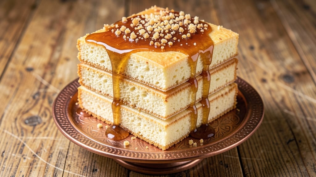 Arabic Honey Cake Recipe: Warm Spiced Cardamom and Rosewater Magic