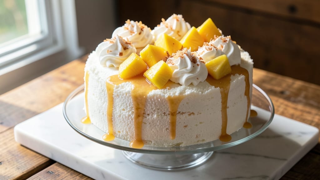 Angel Food Cake Recipe with Pineapple and Cool Whip: Tropical Layers Light as Air