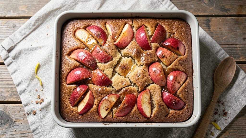 Apple Cake Recipe With Spice Cake Mix: Warm Spiced Apple Streusel Over Creamy Layers