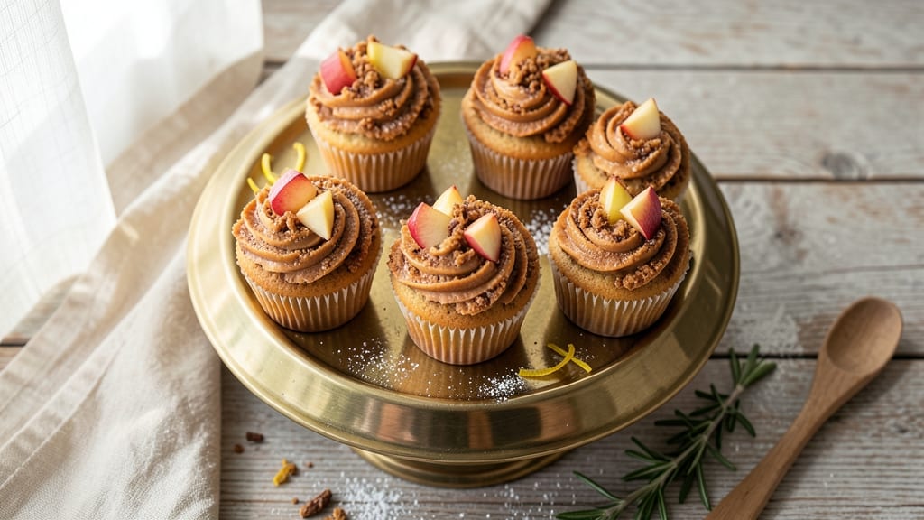 Apple Streusel Cupcakes Recipe: Buttery Spice Crown Over Moist Apple Layers