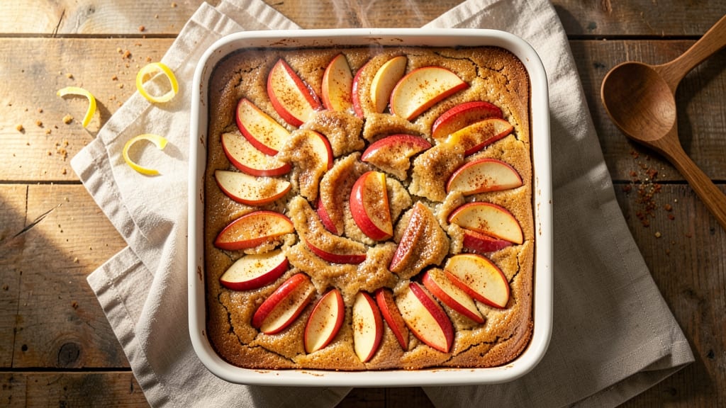 Apple Dump Cake Recipe With Spice Cake Mix: Warm Apple-Cinnamon Swirls in One Bowl