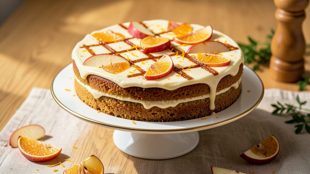 Apple and Orange Cake Recipe: Zesty Citrus Layers With Buttery Streusel Crown