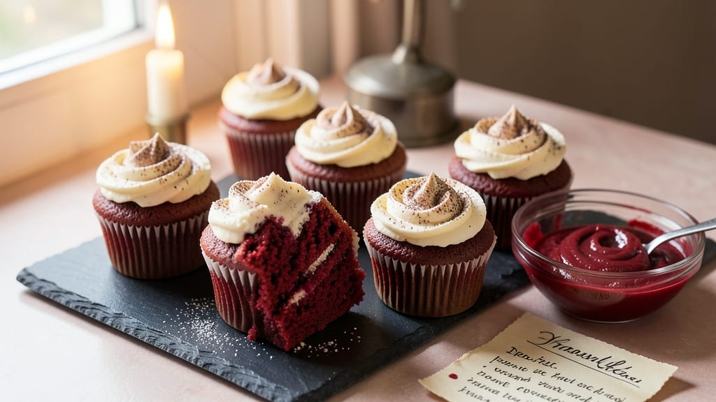 Amazing Red Velvet Cupcakes Recipe: Deep Chocolate Swirls and Cream Cheese Frosting