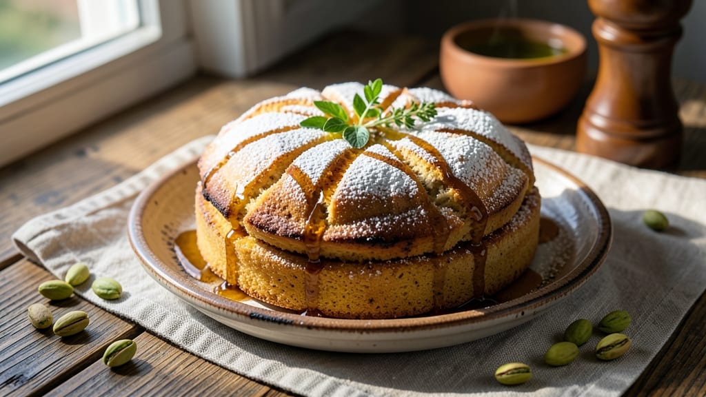 Ancient Greek Honey Cake Recipe: Golden Syrup-Drizzled Tradition