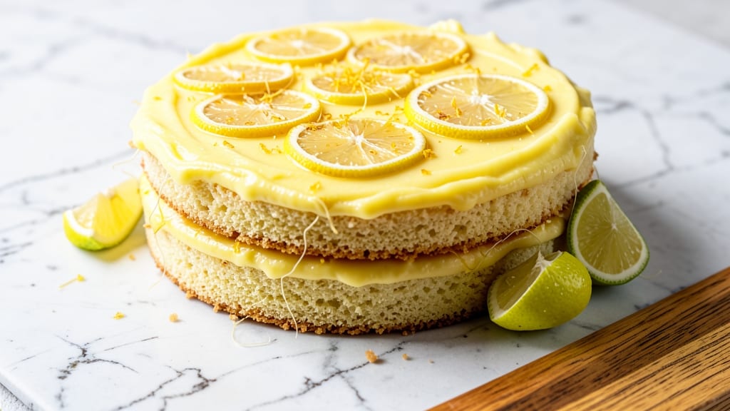 Amazing Lemon Cake Recipe: Bright Citrus Layers with Buttery Vanilla Swirls