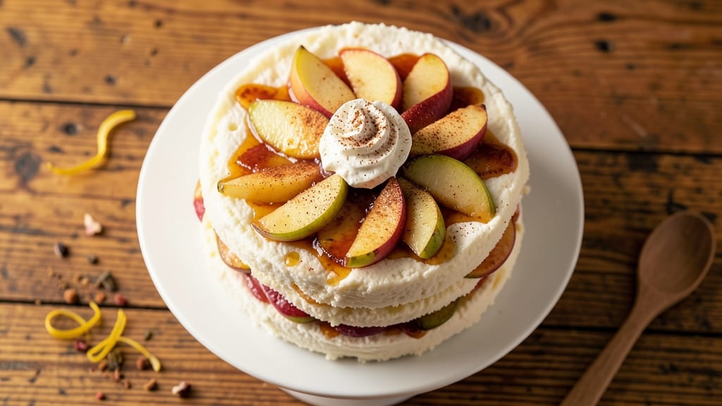 Apple Angel Food Cake Recipe: Light-as-Air Cloud With Vanilla Whipped Bliss