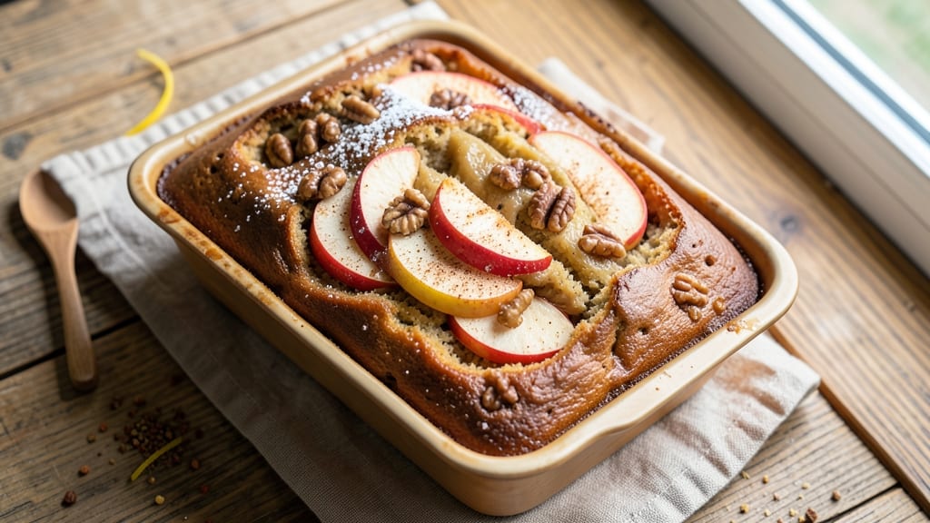 Apple Cake Tea Room Banana Bread Recipe: Spiced Apple-Banana Swirl Magic