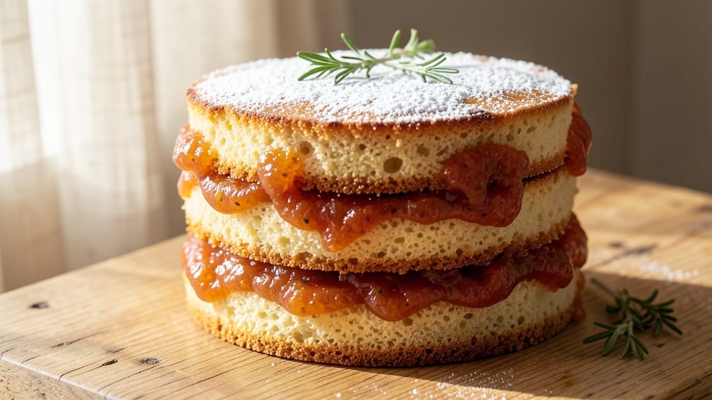 Apricot Jam Cake Recipe: Buttery Layers with Tangy Fruit Swirls