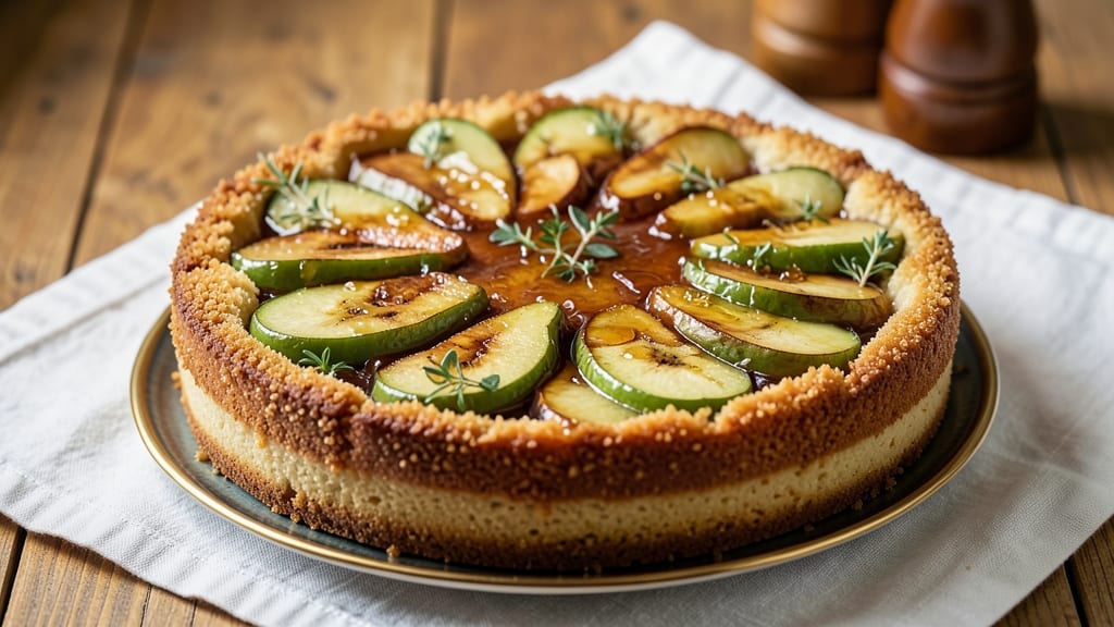 Apple Honey Upside Down Cake Recipe: Caramelized Fruit Crown Over Spiced Vanilla Layers