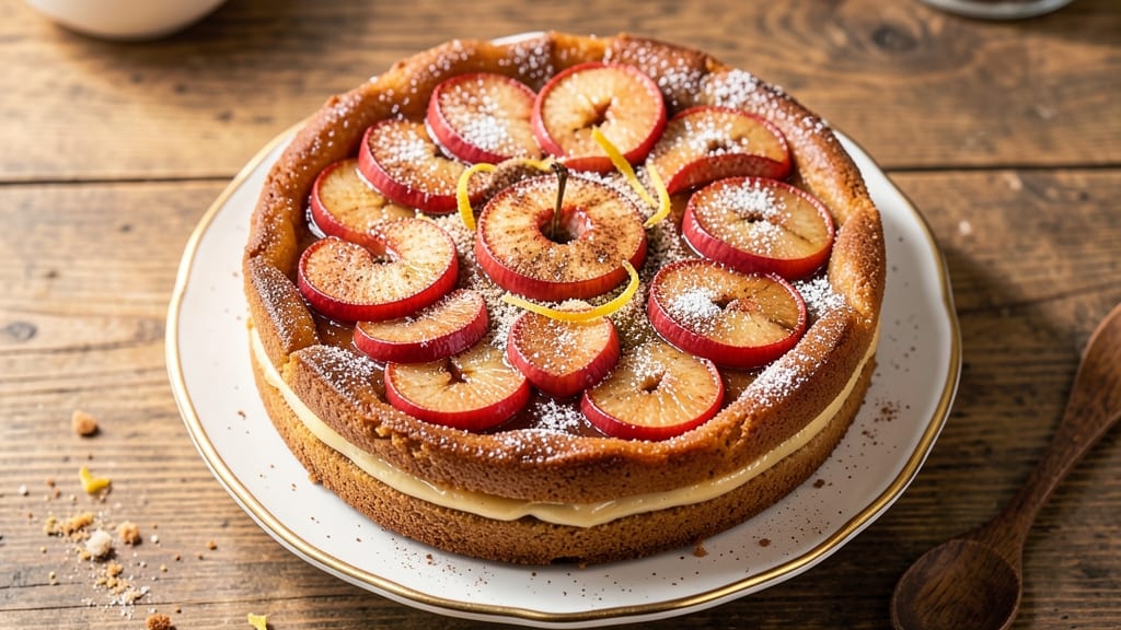 Apple Flan Cake Recipe: Caramel-Kissed Layers with Silky Vanilla Flan Core