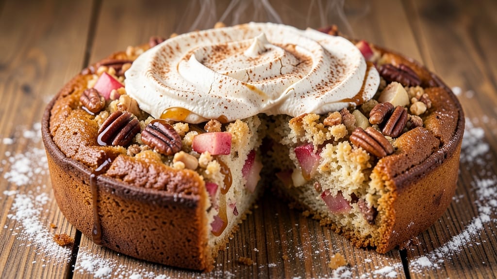 Apple Cinnamon Nut Cake Recipe: Warmly Spiced with Caramelized Apple Streusel