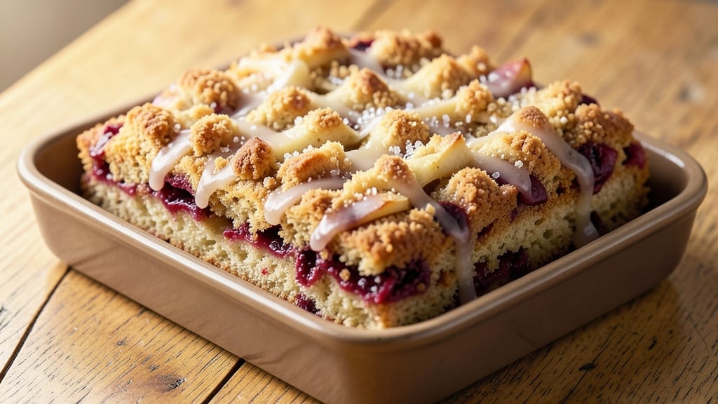 Apple Cranberry Coffee Cake Recipe: Spiced Streusel Hugging Juicy Fruit Layers