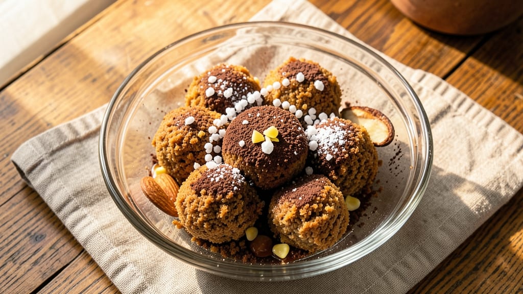 Amaretto Cake Balls Recipe: Nutty Boozy Bites With Crunchy Coating