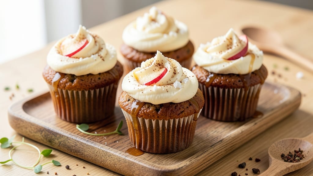Apple Cupcake Recipe UK: Warm Spiced Apple Filling in Fluffy Vanilla Bites